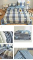 Bonenjoy, 1 unidad, edredón de verano, edredón de estilo a cuadros, edredón fino suave, manta acolchada para habitación de niños y adultos (sin funda de almohada) - details 14