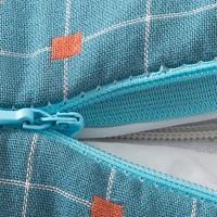 Funda de almohada cilíndrica para el hogar, funda de almohada Cervical de algodón con formas de dulces, funda de almohada de trigo sarraceno con cremallera de doble capa para dormitorio - details 5