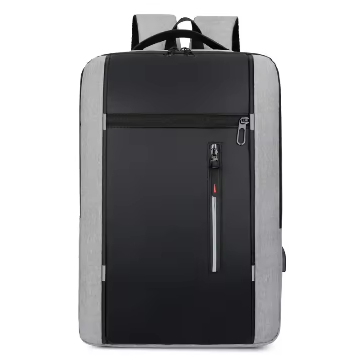 Mochila De Negocios impermeable para hombre, morral escolar con USB de 15,6 pulgadas, para ordenador portátil, de gran capacidad - 1