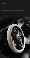 Funda de volante de coche de cuero de napa perforada cálida en invierno y fresca en verano Universal 15 pulgadas antideslizante inodoro - details 14