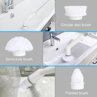 Cepillo limpieza hogar eléctrico,Fregadora Giratoria Eléctrica, 8 en 1, Inalámbrico 360, para Baño y Azulejos de Piso - details 5
