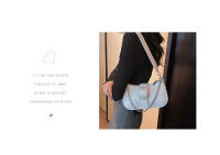 Bolso de Cadena Niche, Bolso de axila con Textura de alta gama para Mujer, Bolso Baguette de hombro a la moda, Bolso Cruzado - details 8