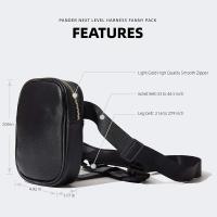 Riñonera de cuero con cinturón para pierna y cintura para mujer, color negro, elegante y moderna, para senderismo al aire libre y moto - details 0