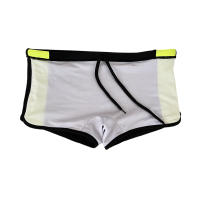 Jessborn bañador de ángulo plano para hombre, ropa de baño con estampado de Letras a juego de colores, Bóxer deportivo para fitness, pantalones cortos cómodos para playa, primavera caliente - details 15