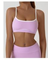 Sujetador deportivo de impacto para mujer, ropa interior push-up de alto soporte para gimnasio, Top corto sin mangas para Pilates y Yoga con almohadillas extraíbles - details 9