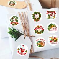 Pegatinas DIY 500 Uds etiquetas de sello para fiesta de Navidad, paquetes para hornear, decoración de papelería - details 9