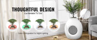 SucceBuy Plant Cat Litter Box - Control inteligente de olores, oculto, entrada de 9,48 pulgadas, ABS, decorativo para el hogar - details 4