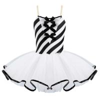 Vestido de baile de tutú de ballet a rayas de caña de caramelo para niños y niñas, disfraz de baile de patinaje artístico de Navidad para carnaval, fiesta temática de cosplay - details 21