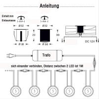 Luces LED empotradas de bajo voltaje, lámpara de suelo para exteriores, luz de paisaje para jardín, camino, escalera, Patio, IP67 a prueba de agua, DC12V - details 7