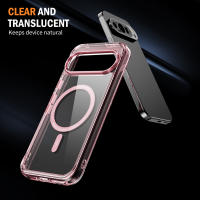Funda de teléfono chapada transparente para Google Pixel9 Pixel8 Pixel8Pro, compatible con MagSafe, estilo minimalista - details 0