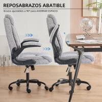 Silla de Oficina Ergonómica Giratoria con Brazo Ajustable Cómoda para Juegos en Casa o Oficina - details 13