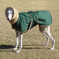 Ropa Térmica Para Perros Invierno Impermeable Chaqueta Gruesa Para Medianos Y Grandes Cachorros Rojo Negro Con Agujero Para Correa Greyhound - details 11