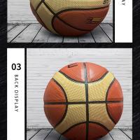 1pc Balón de Baloncesto Tamaño Oficial 7 - Material PU Duradero, Diseño Rojo y Amarillo con Agarre Texturizado Negro, Perfecto para Juego Interior y Exterior, Equipo Deportivo para Adultos, Colores Mixtos, Accesorios de Baloncesto - details 4