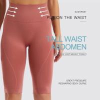 Pantalones Cortos Deportivos de Cintura Alta para Mujer Mallas Push Up para Entrenamiento, Control de Barriga, Yoga, Correr, Fitness, Gimnasio - details 3