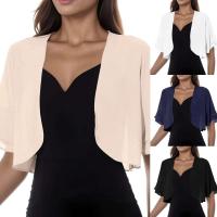 Suéter Mujer moda sólido malla irregular manga corta suelta Cardigan playa vacaciones Tops Sueters De Mujer - details 0