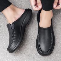 Zapatos De Chef Para Hombre, Zapatillas De Negocios, Cubierta Impermeable Para El Dedo Del Pie, Zapatillas Diarias De Talla Grande 39-46, Mocasines, Zapatos De Cocina A Prueba De Aceite - details 23