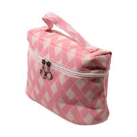 Neceser Maquillaje Bolsa de Cosméticos Portátil, Organizador de Makeup a Cuadros, Varios Tamaños Bolsa Aseo, Bolsa de Lavado Mujer Multifuncional, Bolsita Cosmético de Viaje con Asa y Cremallera - details 3