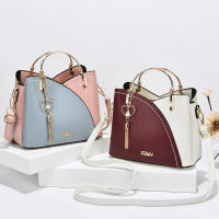 Bolso de mano de nueva tendencia, versión coreana, color contrastante, gran capacidad, bandolera de hombro a la moda, bolso de mujer - details 2