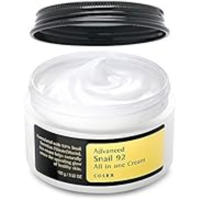 COSRX Snail Mucin 92% Repair Cream 3.52 oz, 100g, Daily Face Gel Moisturizer for Dry Skin, Acne-p...
