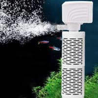 Purificador de agua, bomba de filtro de acuario silenciosa 3 en 1, bomba de aire de oxígeno sumergible, ventosa, filtro interno de acuario blanco para el hogar - details 4