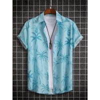 Camiseta de Verano de Playa Hawaiiana Estampado de Denim 3D para Hombres Manga Corta Transpirable - details 17