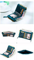 Carteras de Piel Genuina CONTACT'S para Mujeres - Carteras Cortas de Doble Pliegue, Monederos de Moda para Mujeres, Porta Tarjetas, Monedero, Clip para Dinero, Carteras para Mujeres y Hombres - details 18