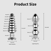 Leten Vibradores de Acero Inoxidable Masajeador Erectil para Prostate Juguete Sexual Control Remoto - details 9