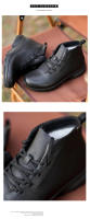 Botas calientes botas cortas de los hombres de lana resistente al frío al aire libre impermeable a prueba de nieve zapatos de algodón zapatos casuales hombres - details 8