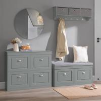 Baul almacenaje para Dormitorio L104 x P24 x H52cm Blanco FSR64-W ES - details 14