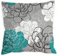 4 Fundas De Almohada De Color Verde Azulado, Turquesa Y Gris, Funda De Almohada Decorativa Para Sofá - details 4