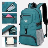 Mochila de Senderismo Plegable y Portátil de Gran Capacidad Multifuncional para Escalada, Ciclismo, Acampada Bolsa de Hombro para Exteriores - details 4