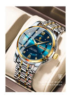POEDAGAR Impermeable nuevo reloj de hombre doble calendario reloj de cuarzo luminoso - details 4