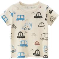Camiseta de algodón con cuello redondo para niños, camiseta de manga corta para niños de 2 a 7 años, camisetas de verano para niños - details 3