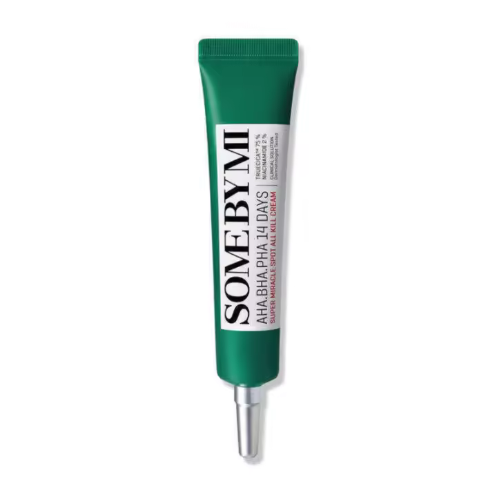 SOME BY MI AHA BHA PHA 14 días Super Miracle Spot All Kill Cream 1.01oz, 30ml Ácido hialurónico y Centella Hidratante facial para - 1
