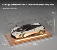 Caja de Exhibición Transparente Iluminada Base de Modelo de Coche a Escala 1:18 - details 2