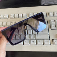 Toyear-gafas de sol cuadradas para hombre y mujer, lentes de sol de marca de diseñador de lujo, a la moda, Estilo Vintage, montura grande, parte superior plana, UV400 - details 16