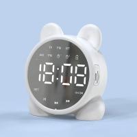 Nuevo Reloj despertador para niños, Altavoz Bluetooth, despertador para mesita de noche, espejo, temporizador de despertador Digital, entrenador de sueño para niños - details 1