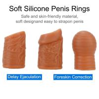 Expansor de Penis OLOEY Anillo Penital, Bloqueo de Glándulos, Agente de Delay de Ejaculación, Dispositivo de Ejercicio Medico, Foreskin Juguetes Sensuales para la Salud - details 1