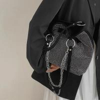 Bolso de Mano de Cuero PU de Gran Capacidad para Mujer Diseño de Lujo con Piedras Preciosas Bolso de Compras de Moda con Mango Superior - details 3