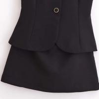 Vestido Mini Casual Cucaracha de Cintura Alta con Top sin Mangas hasta la Cintura - details 10