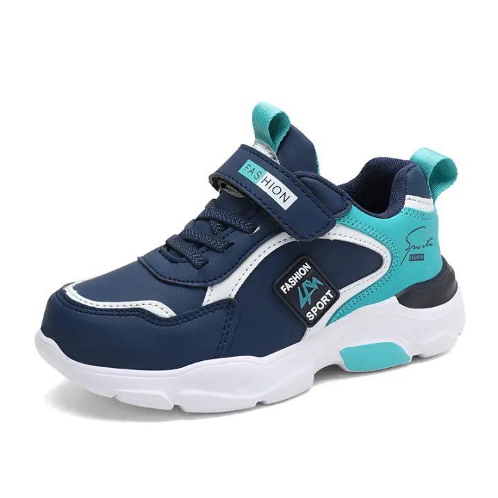 Calzado deportivo para niño, cordones informales para niño, cómodos, de alta calidad, para correr, deportes, cordones planos transpirables para niña 5 - 1