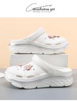 Sandalias de Plataforma Gruesa DIY para Mujer 2024 Verano Zapatillas de Playa Antideslizantes con Suela Gruesa Zapatos de Jardín de EVA - details 9