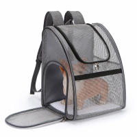 Mochila De Transporte para mascotas, bolsa transpirable de doble hombro para gato - details 1