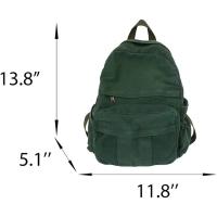 Mochila de Lona Boho Miniatura Bolso de Escuela Vintage para Mujeres Estética Grunge de Hada - details 3