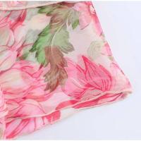 Vestido Corto de Verano con Halter Elegante Mii Chiffo con Estampa Floral para Mujeres - details 18