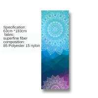 Estera de Yoga de TPE con Patrón de Loto Almohadilla Antideslizante para Adelgazar, Fitness, Gimnasia, Pilates Deportes y Salud - details 0