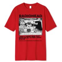 Radiohead-Camiseta clásica Vintage para Hombre, Camisetas de Rock de gira en América del Norte, Camisetas de calle de Hip Hop, Tops de gran tamaño de algodón 100% - details 11
