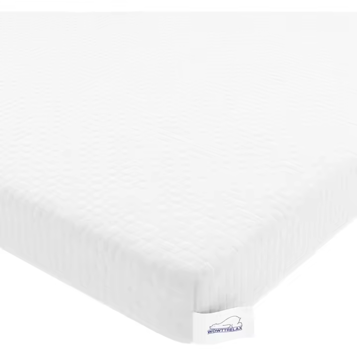 Cubrecolchón de Espuma Viscoelástica Extra Grueso de 3 Pulgadas Diseño Ventilado Flexible con Funda de Punto Lavable y Extraíble Soporte para el Dolor de Espalda - 1