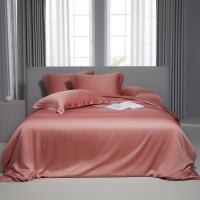 Juego de Ropa de Cama de Lujo 2025 100% Algodón, Alta Cuenta de Hilos, Color Sólido, Tamaño de Cama King 1.8m - details 1