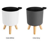 Sistema automático de riego y drenaje de plantas con patas de madera, ETA circular para pies, hierbas, bonsái de guardería, moderno - details 5